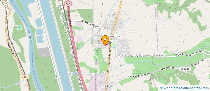 localisation de l'entreprise MADAME CLAUDINE FRANCOIS  LORIOL-SUR-DROME