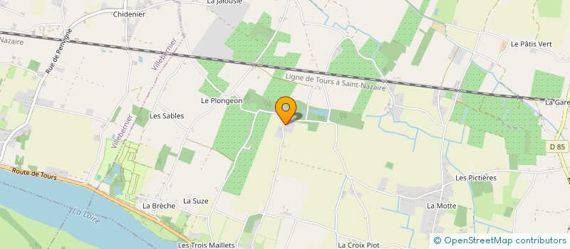 localisation de l'entreprise MADAME CLAUDINE FREON à VARENNES-SUR-LOIRE