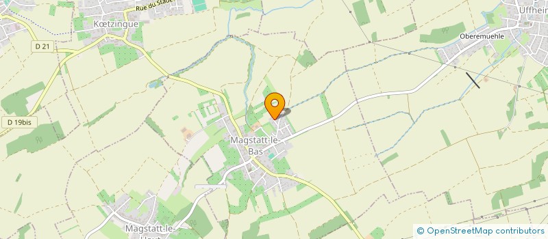 localisation de l'entreprise MADAME CLAUDINE FUCHS  MAGSTATT-LE-BAS