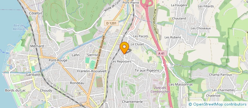 localisation de l'entreprise MADAME CLAUDINE GAILLARD à AIX-LES-BAINS