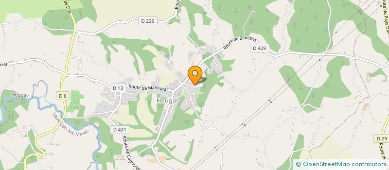 localisation de l'entreprise MADAME CLAUDINE GALLO  SORT-EN-CHALOSSE