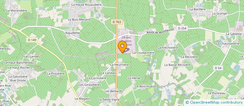 localisation de l'entreprise MADAME CLAUDINE GANACHAUD  MOUZILLON