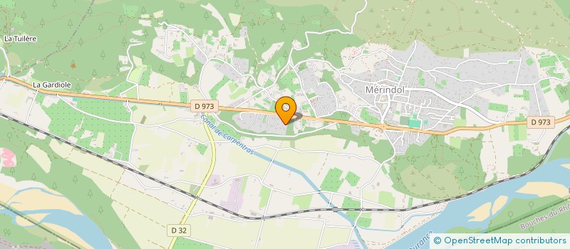 localisation de l'entreprise MADAME CLAUDINE GARCIA  MERINDOL