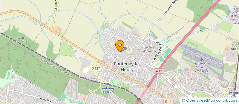 localisation de l'entreprise MADAME CLAUDINE GARDERES à FONTENAY-LE-FLEURY