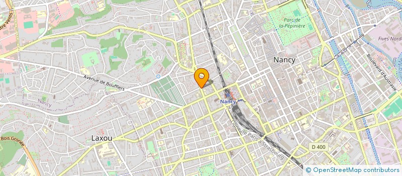 localisation de l'entreprise MADAME CLAUDINE GAUTHIER  NANCY