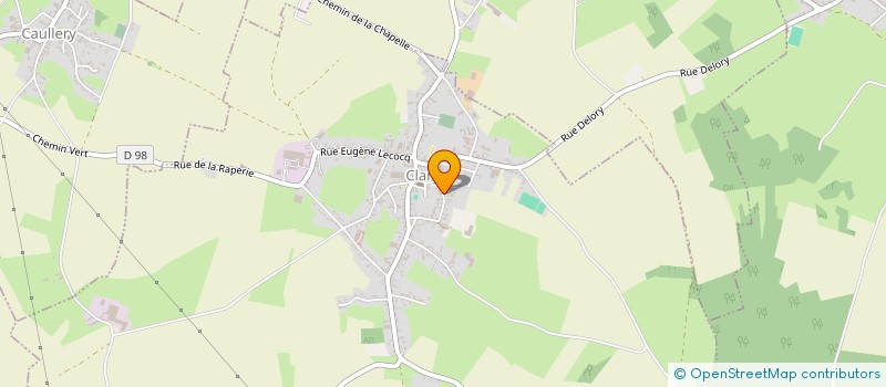 localisation de l'entreprise MADAME CLAUDINE GAVE  CLARY