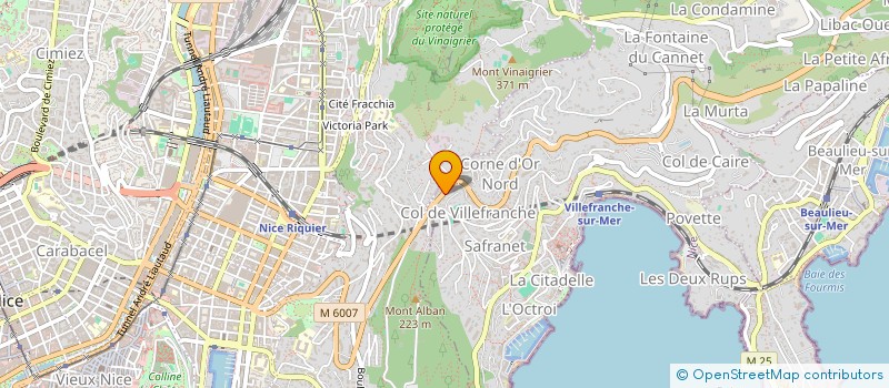 localisation de l'entreprise MADAME CLAUDINE GAZIELLO à VILLEFRANCHE-SUR-MER