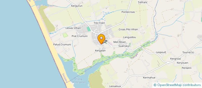 localisation de l'entreprise MADAME CLAUDINE GEFFROY  PLOVAN