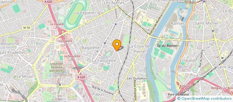 localisation de l'entreprise MADAME CLAUDINE GENDRE à TOULOUSE