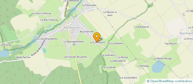 localisation de l'entreprise MADAME CLAUDINE GENTY à TOUROUVRE AU PERCHE