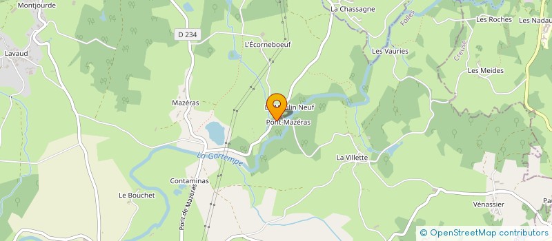 localisation de l'entreprise MADAME CLAUDINE GERBAUD à FOLLES