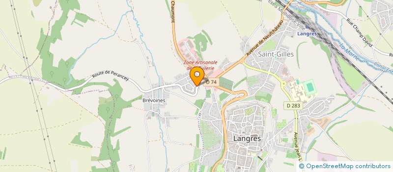 localisation de l'entreprise MADAME CLAUDINE GESBERT à LANGRES