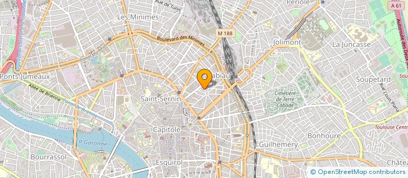 localisation de l'entreprise MADAME CLAUDINE GILLES à TOULOUSE