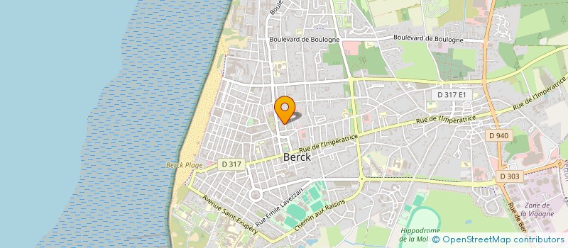 localisation de l'entreprise MADAME CLAUDINE GILLIOCQ  BERCK