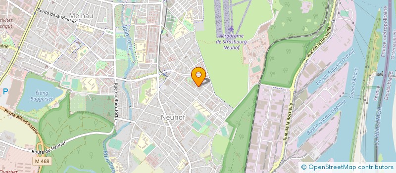 localisation de l'entreprise MADAME CLAUDINE GINGOIS à STRASBOURG