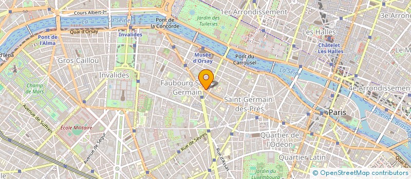 localisation de l'entreprise MADAME CLAUDINE GIRARD  PARIS