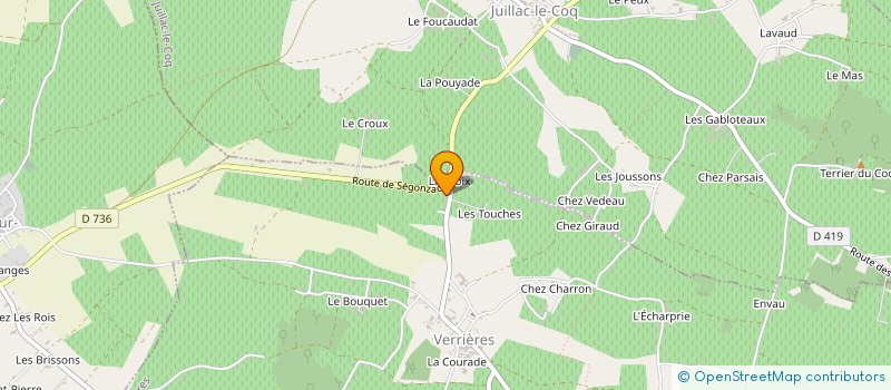 localisation de l'entreprise MADAME CLAUDINE GORICHON à ANGEAC-CHAMPAGNE