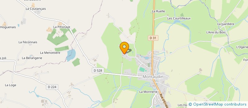 localisation de l'entreprise MADAME CLAUDINE GOUGEON à MONTAUDIN