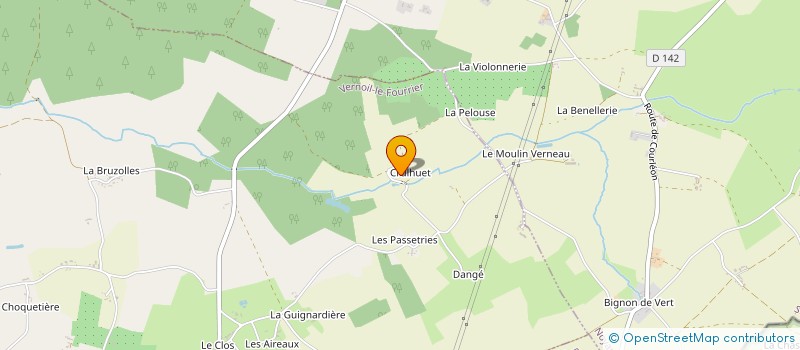 localisation de l'entreprise MADAME CLAUDINE GOUJON  VERNOIL-LE-FOURRIER