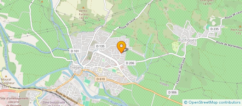 localisation de l'entreprise MADAME CLAUDINE GOULE  TREBES