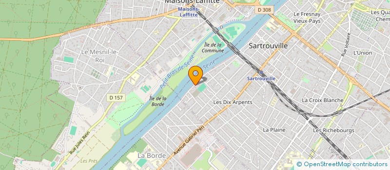 localisation de l'entreprise MADAME CLAUDINE GRIMAL  SARTROUVILLE