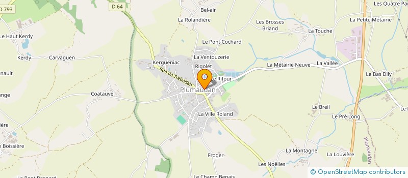 localisation de l'entreprise MADAME CLAUDINE GUEHENNEUC à PLUMAUDAN