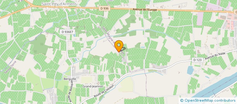 localisation de l'entreprise MADAME CLAUDINE HAMDANI  SAINTE-TERRE