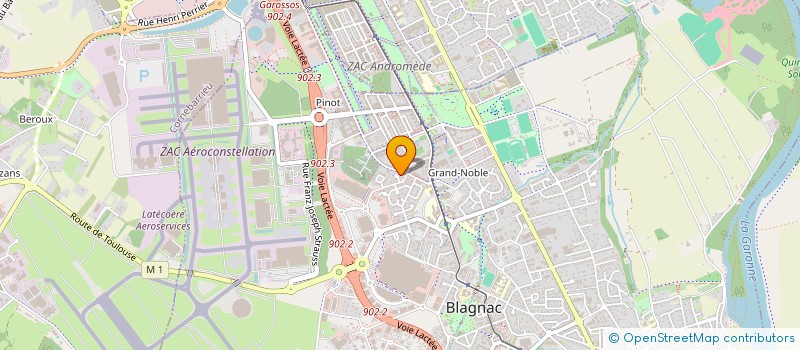 localisation de l'entreprise MADAME CLAUDINE HAMONIER à BLAGNAC