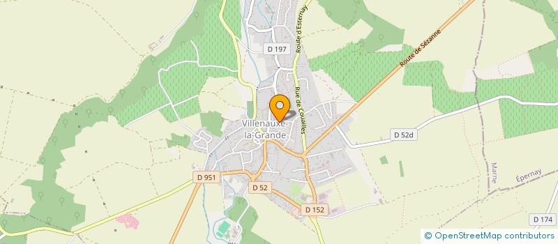 localisation de l'entreprise MADAME CLAUDINE HARAND à VILLENAUXE-LA-GRANDE