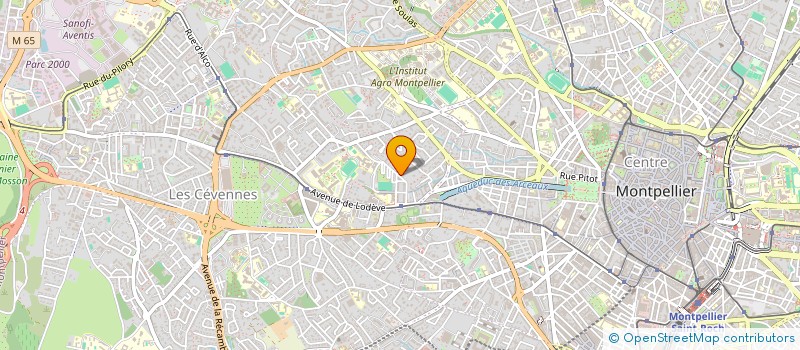 localisation de l'entreprise MADAME CLAUDINE HARBOUN à MONTPELLIER