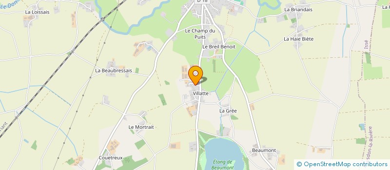 localisation de l'entreprise MADAME CLAUDINE HAREL  ISSE