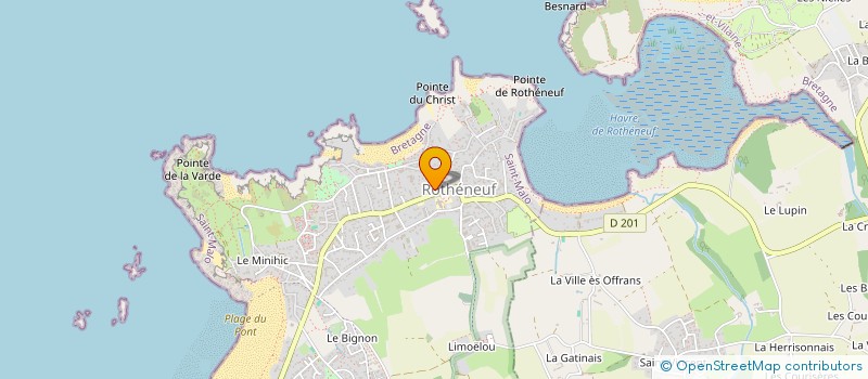 localisation de l'entreprise MADAME CLAUDINE HATTAIS  SAINT-MALO