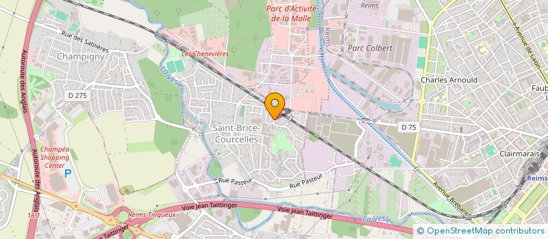 localisation de l'entreprise MADAME CLAUDINE HERARD  SAINT-BRICE-COURCELLES