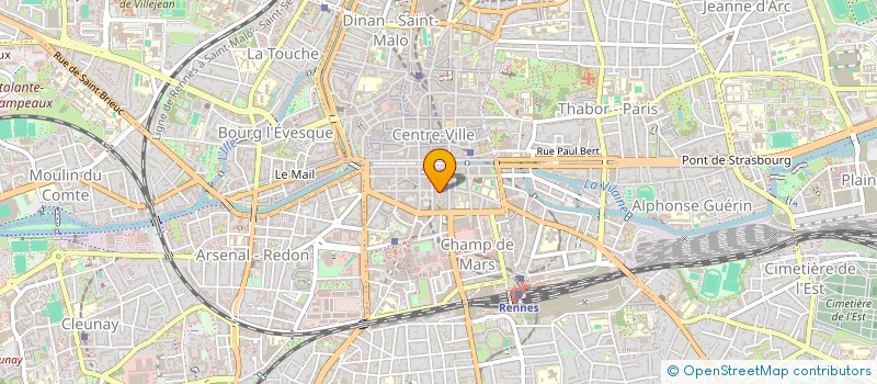 localisation de l'entreprise MADAME CLAUDINE HERVE  RENNES