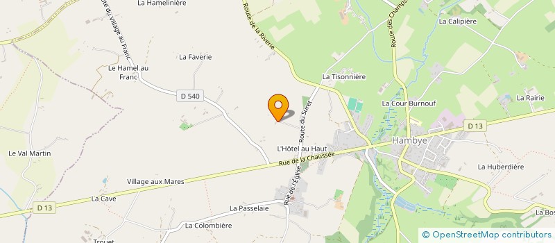 localisation de l'entreprise MADAME CLAUDINE HUET  HAMBYE