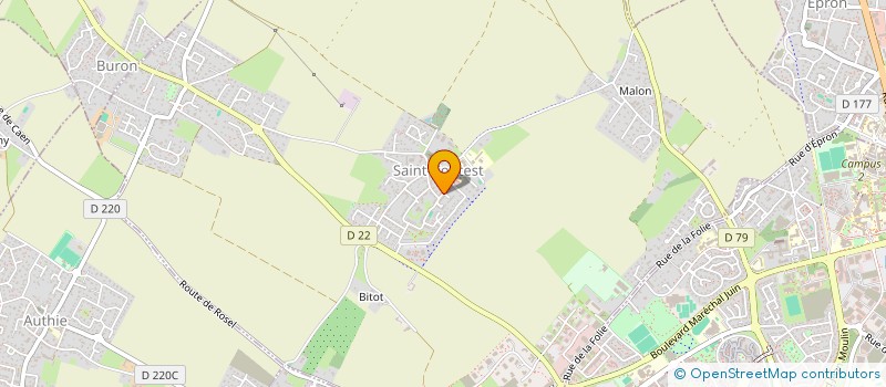 localisation de l'entreprise MADAME CLAUDINE HURTEL  AUTHIE