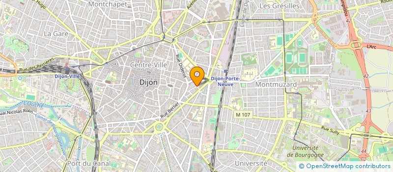 localisation de l'entreprise MADAME CLAUDINE HYPPOLYTE à DIJON