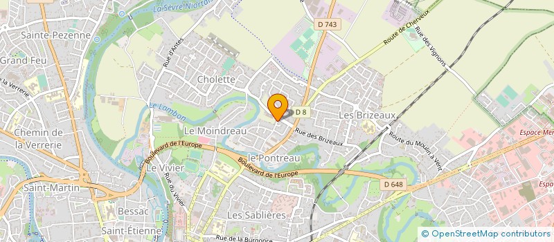 localisation de l'entreprise MADAME CLAUDINE JAMBEL  NIORT