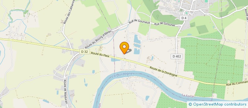 localisation de l'entreprise MADAME CLAUDINE JEANDET à LE FLEIX