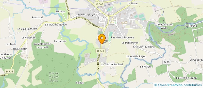 localisation de l'entreprise MADAME CLAUDINE JOHASECKT à GUER