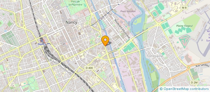 localisation de l'entreprise MADAME CLAUDINE JOSEPH  NANCY