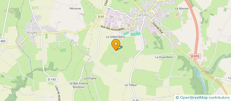 localisation de l'entreprise MADAME CLAUDINE JOSSEAUME à SARTILLY-BAIE-BOCAGE