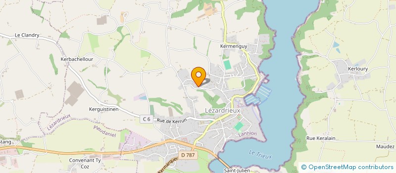 localisation de l'entreprise MADAME CLAUDINE JOUBERT  LEZARDRIEUX