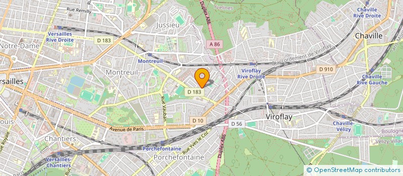 localisation de l'entreprise MADAME CLAUDINE JOUNIER à VERSAILLES