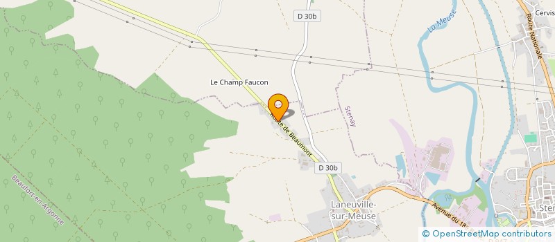 localisation de l'entreprise MADAME CLAUDINE JULLIEN à LANEUVILLE-SUR-MEUSE