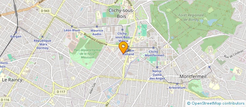 localisation de l'entreprise MADAME CLAUDINE KIALA NKETE à CLICHY-SOUS-BOIS