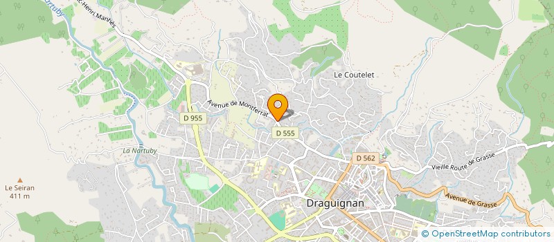 localisation de l'entreprise MADAME CLAUDINE KIEPURA  DRAGUIGNAN