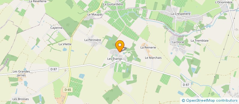 localisation de l'entreprise MADAME CLAUDINE KRIEGER à LA LIMOUZINIERE