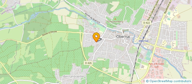 localisation de l'entreprise MADAME CLAUDINE KRIPPLEBER à OBERNAI