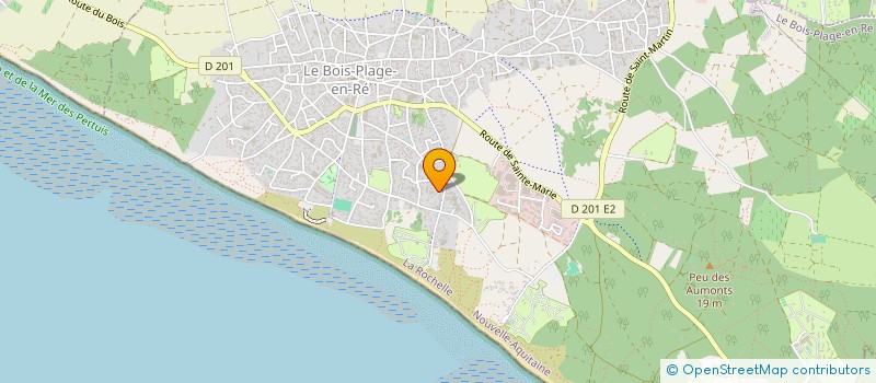 localisation de l'entreprise MADAME CLAUDINE LACASSAIGNE  LE BOIS-PLAGE-EN-RE